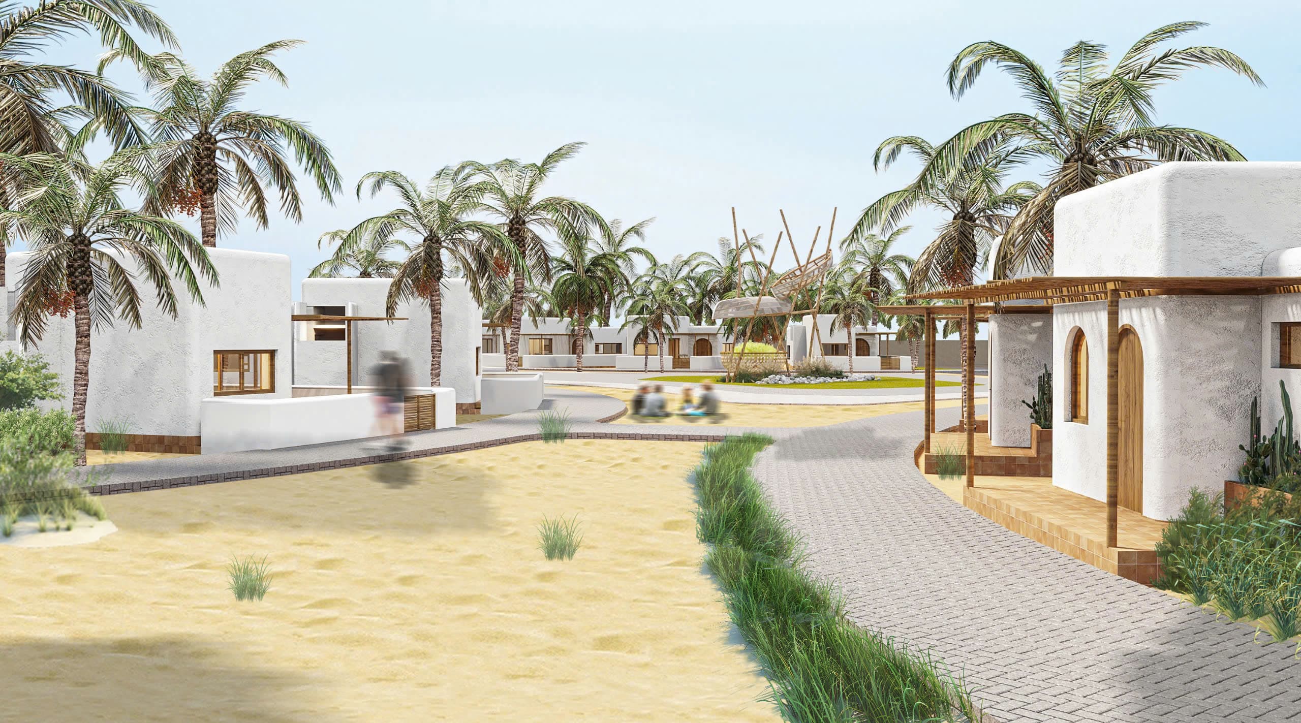 Phối cảnh biệt thự nghỉ dưỡng sân vườn, Phan Thiết